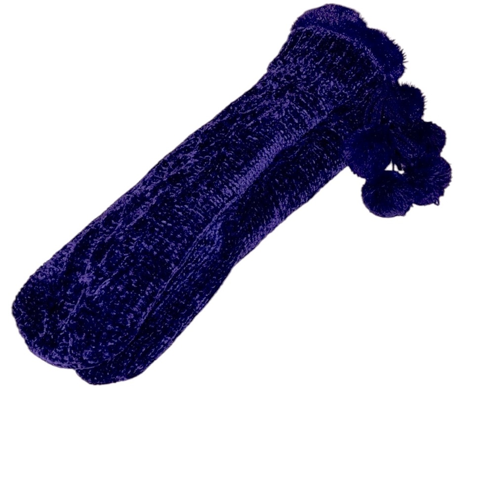 Jane and Bleecker Cable Knit Fuzzy Slipper Socks NWOT